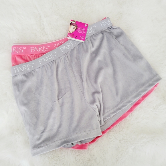 🌸PARIS HILTON 2-PACK SLEEP SHORTS SIZE XL - Picture 1 of 5